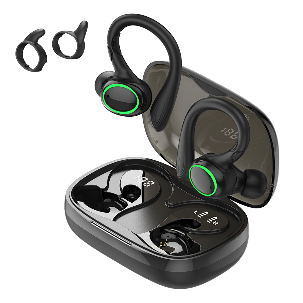i25 Ear-Hook Earphone Bluetooth 5.3 Sports Music Wireless Touch Earbud with Digital Display Charging Case i25 Ear-Hook Earphone Bluetooth 5.3 Sports Music Wireless Touch Earbud with Digital Display Charging Case